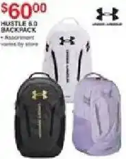 Dunham's Sports Under Armour hustle 6.0 backpack offer