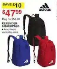 Dunham's Sports Adidas defender 5 backpack offer