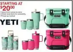 Dunham's Sports Yeti tumblers and coolers offer