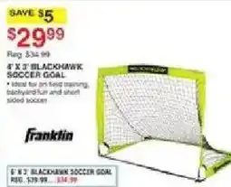 Dunham's Sports Franklin blackhawk soccer goal offer