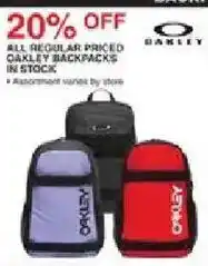 Dunham's Sports Oakley backpacks offer