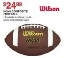 Dunham's Sports Wilson ncaa composite football offer