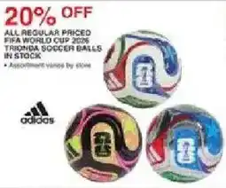 Dunham's Sports Adidas fifa world cup 2026 troniba soccer balls offer