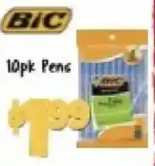 Big Lots Bic pens offer