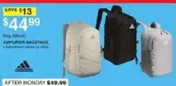Dunham's Sports Adidas amplifier backpack offer