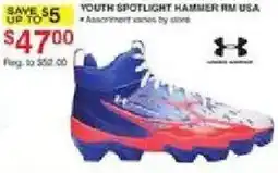Dunham's Sports Under Armour youth spotlight hammer rm usa offer