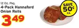 Hannaford Hannaford onion rolls offer