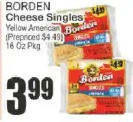 Key Food Borden Cheese Singles offer
