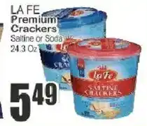 Key Food La Fe premium crackers offer