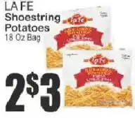 Key Food Lafe shoestring potatoes offer