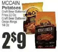 Key Food McCain Potatoes offer