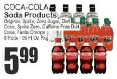 Key Food Coca-Cola soda products offer