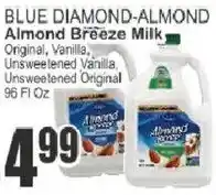 Key Food Blue Diamond Almond Almond Breeze Milk offer