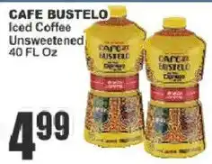 Food Universe Cafe Bustelo Iced Coffee offer
