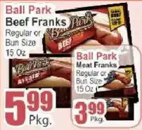Food Universe Ball Park Beef Franks offer