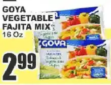 Food Universe Goya vegetable fajita mix offer