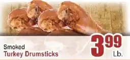 Food Universe Smoked Turkey Drumsticks offer