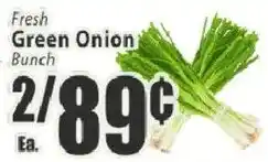 Food Universe Fresh Green Onion Bunch offer