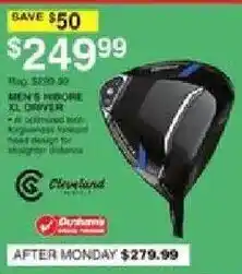 Dunham's Sports Cleveland men's hibore xl driver offer