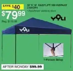 Dunham's Sports Yoli 10' x 10' EasyLift 100 Instant Canopy offer