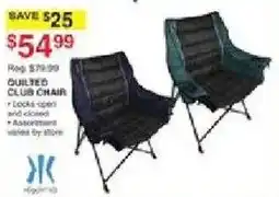 Dunham's Sports H2O GULLED CLUB CHAIR offer