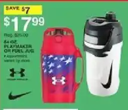 Dunham's Sports Under Armour playmaker or fuel jug offer