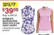 Dunham's Sports Women's sleeveless golf polo or golf skort offer