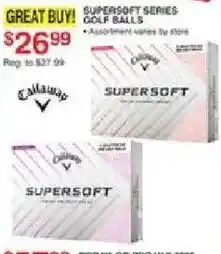 Dunham's Sports Callaway supersoft series golf balls offer