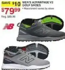 Dunham's Sports New Balance men's advantage v2 golf shoes offer