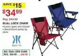 Dunham's Sports Dual Lock Chair offer