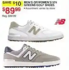 Dunham's Sports New Balance men's or women's golf shoes offer