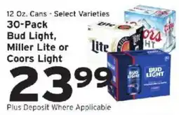 Hannaford Bud Light, Miller Lite or Coors Light offer