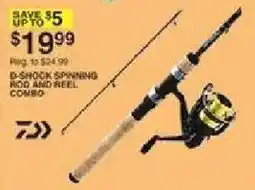 Dunham's Sports 7> D-shock Spinning Rod and Reel Combo offer