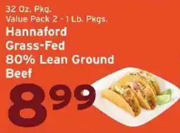 Hannaford Hannaford grass-fed ground beef offer
