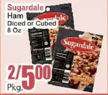 Key Food Sugardale ham diced or cubed offer