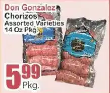 Key Food Don Gonzalez Chorizos offer