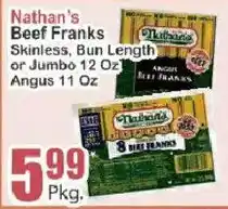 Key Food Nathan's Beef Franks offer