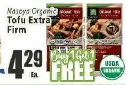 Key Food Nasoya Organic Tofu Extra Firm offer