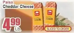 Key Food Paisa Cheddar Cheese offer