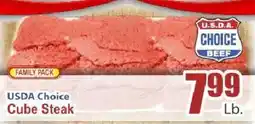 Key Food Usda Choice Cube Steak offer