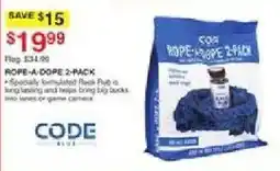 Dunham's Sports Code blue rope-a-dope 2-pack offer