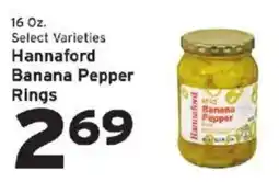 Hannaford Hannaford banana pepper rings offer