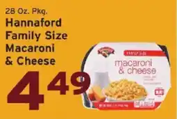Hannaford Hannaford family size macaroni & cheese offer
