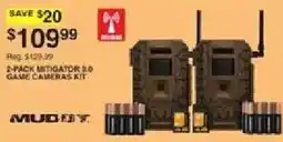 Dunham's Sports Mud Bay 2-Pack Mitigator 3.0 Game Cameras Kit offer