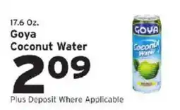 Hannaford Goya coconut water offer