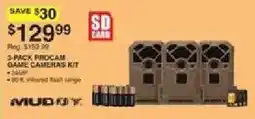 Dunham's Sports Mud Pie 3-pack procam game cameras kit offer