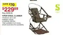 Dunham's Sports Viper Steel Climber offer