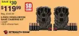 Dunham's Sports Stealth Cam 2-Pack Doublebrow Game Cameras Kit offer