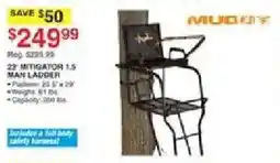 Dunham's Sports Muddy 22' Mitigator 1.5 Man Ladder offer