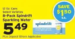 Hannaford Spindrift Sparkling Water offer